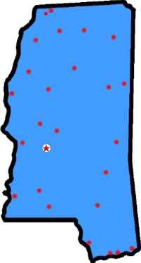 Mississippi Map